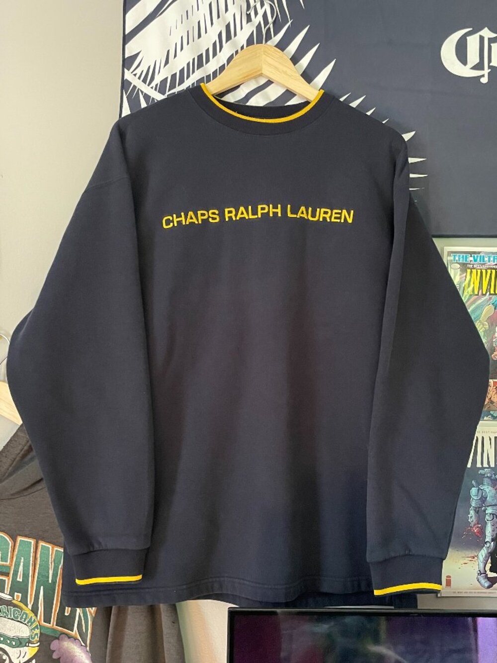 Vintage Navy Chaps Ralph Lauren Crewneck